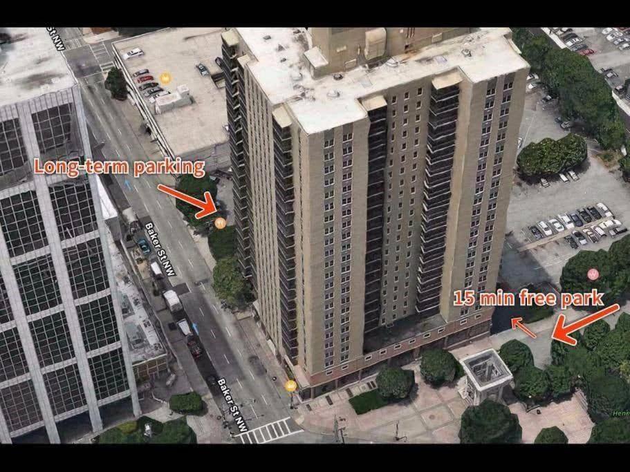 アトランタ Center Downtown! King Bed! Private Balcony! Pt8Iヴィラ エクステリア 写真